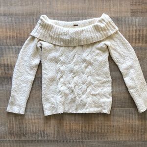 Free People cream sweater